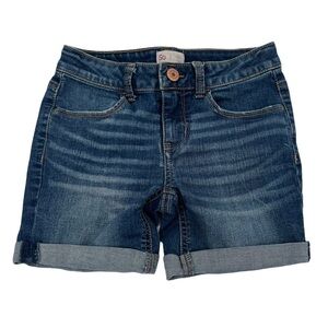 SO Cuffed Hem Jean Shorts Size 10 Girl's